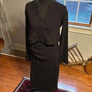 Isabel Maternity by Ingrid & Isabel Black Long Sleeve Dress